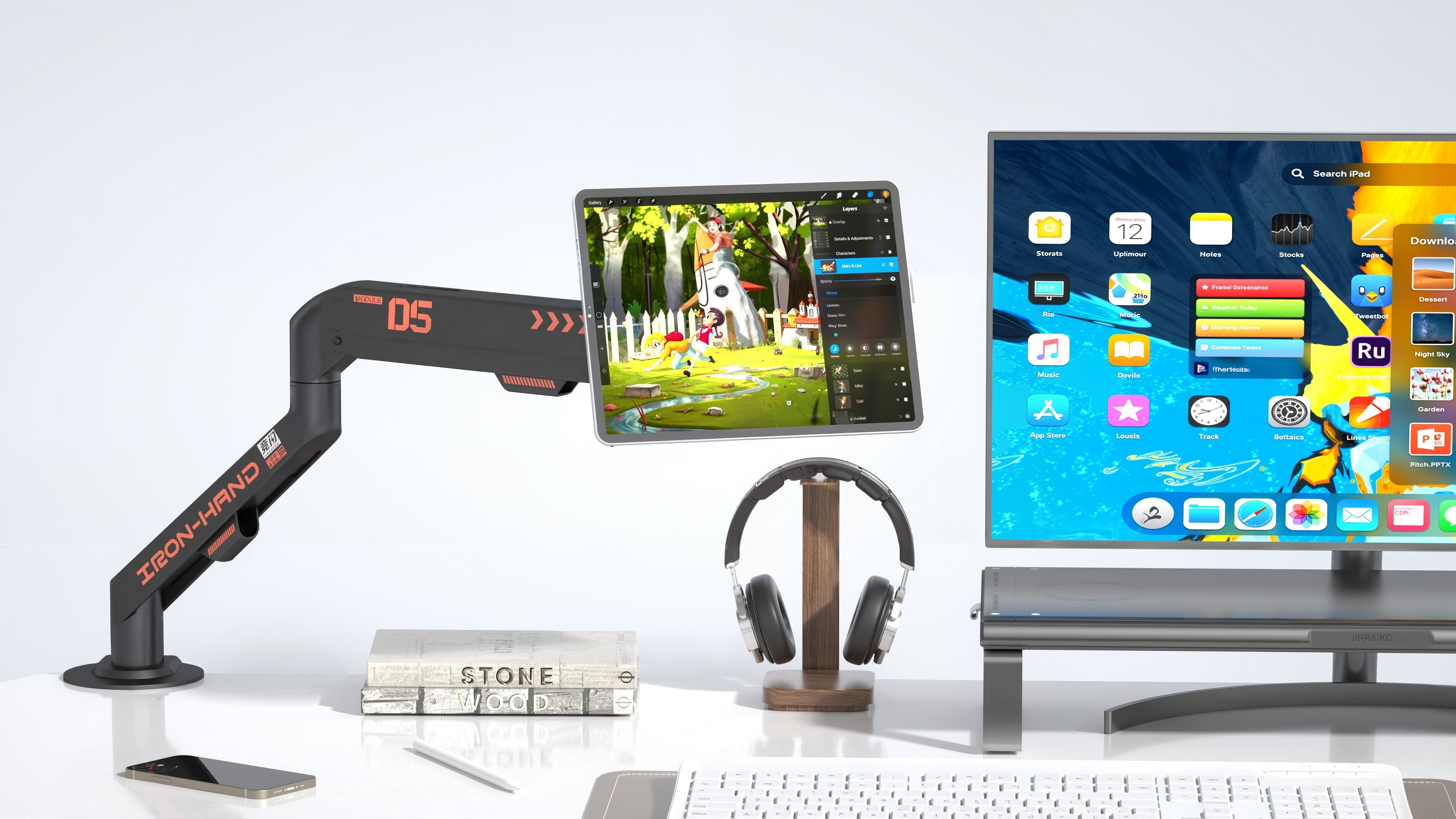 Unlock the Power of Aluminum: JINRAIKO iPad Stand Advantages