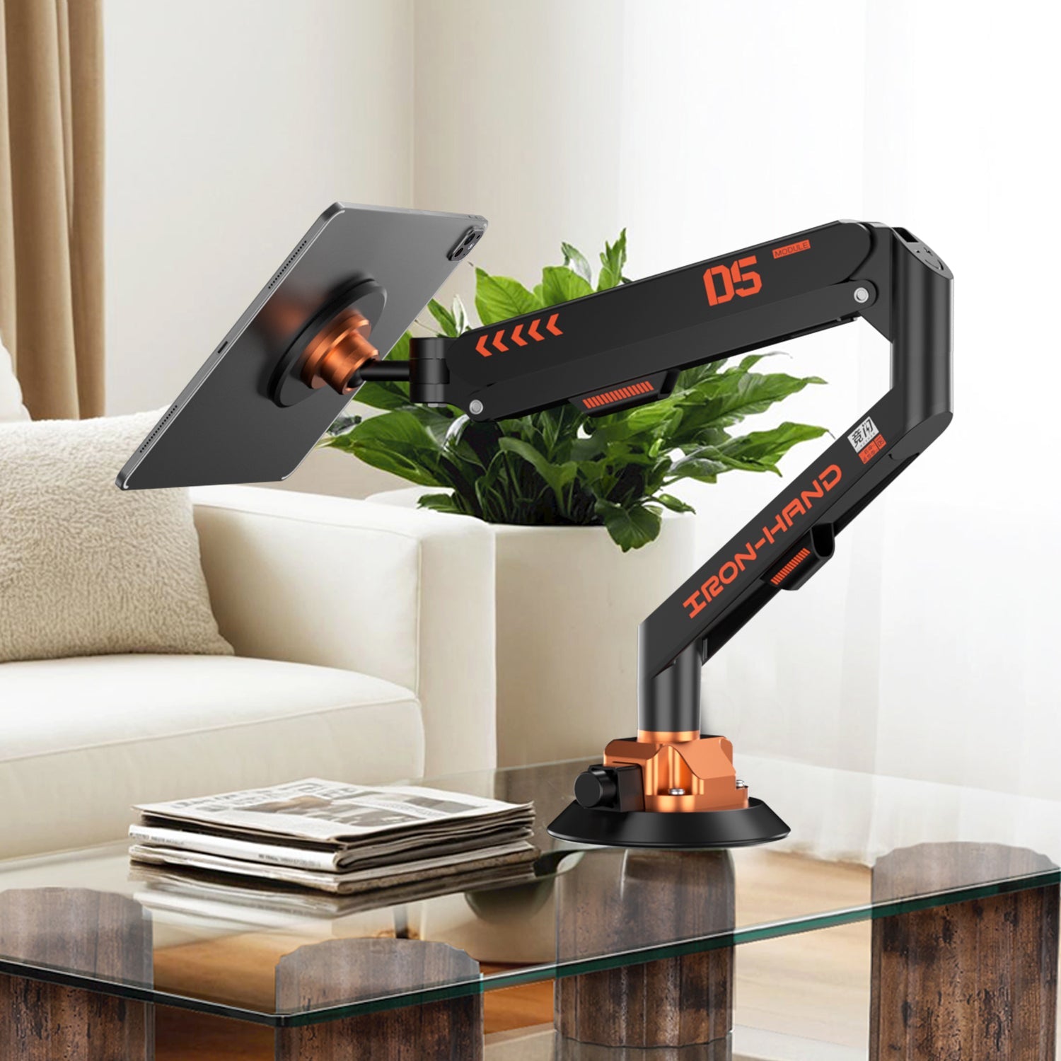 JINRAIKO Suction Mount — For Flexible Arm PlacementJINRAIKO