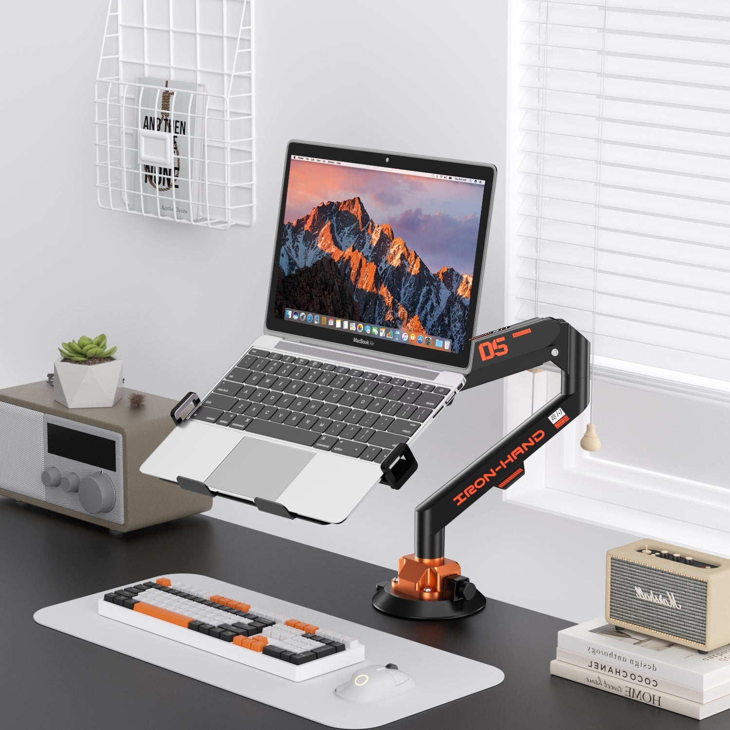 JINRAIKO Suction Mount — For Flexible Arm PlacementJINRAIKO